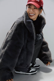 【10月末お届け】ECO FUR JACKET