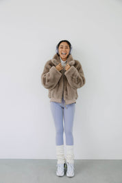 【10月末お届け】ECO FUR JACKET