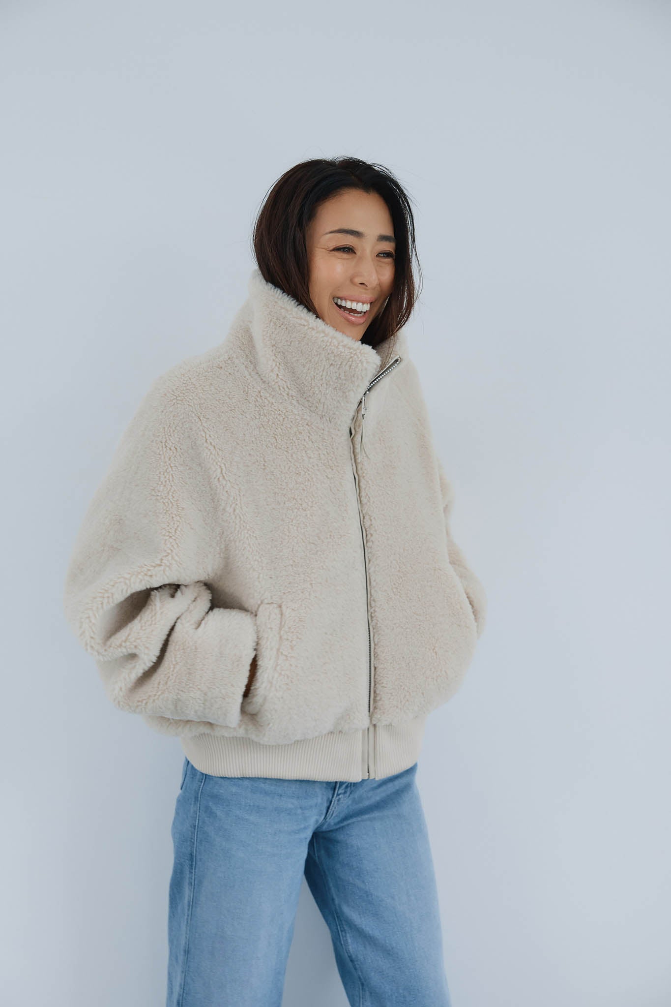 【10月末お届け】ECO FUR JACKET