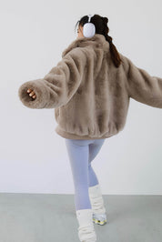 【10月末お届け】ECO FUR JACKET