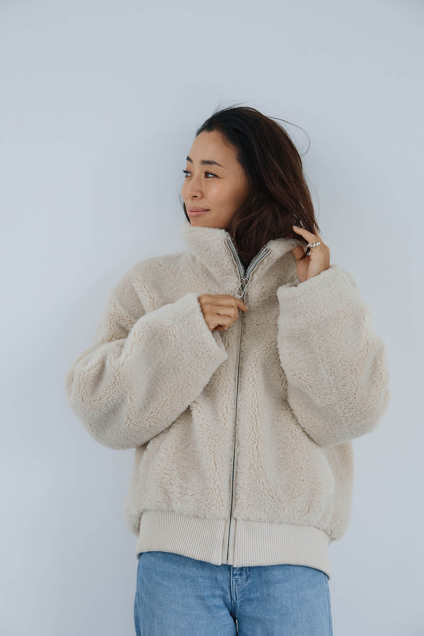 【10月末お届け】ECO FUR JACKET