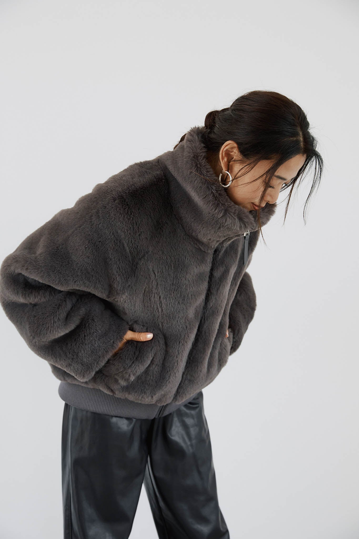 【10月末お届け】ECO FUR JACKET