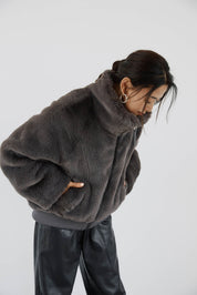 【10月末お届け】ECO FUR JACKET