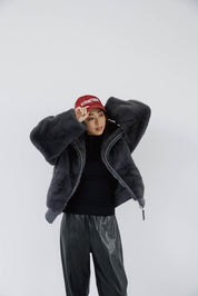 【10月末お届け】ECO FUR JACKET