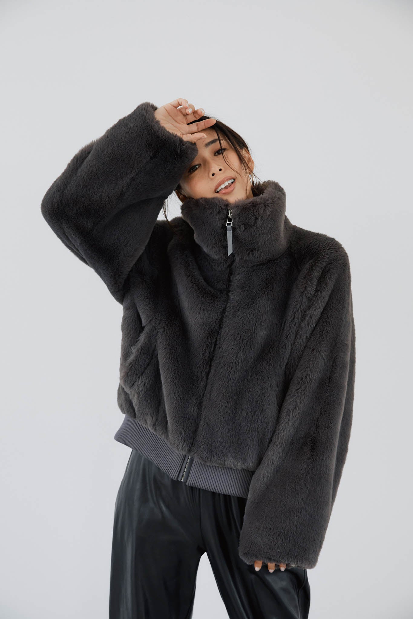 【10月末お届け】ECO FUR JACKET