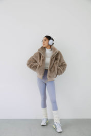 【10月末お届け】ECO FUR JACKET