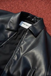 【11月中旬お届け】ECO LEATHER JACKET