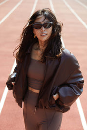 【11月中旬お届け】ECO LEATHER JACKET