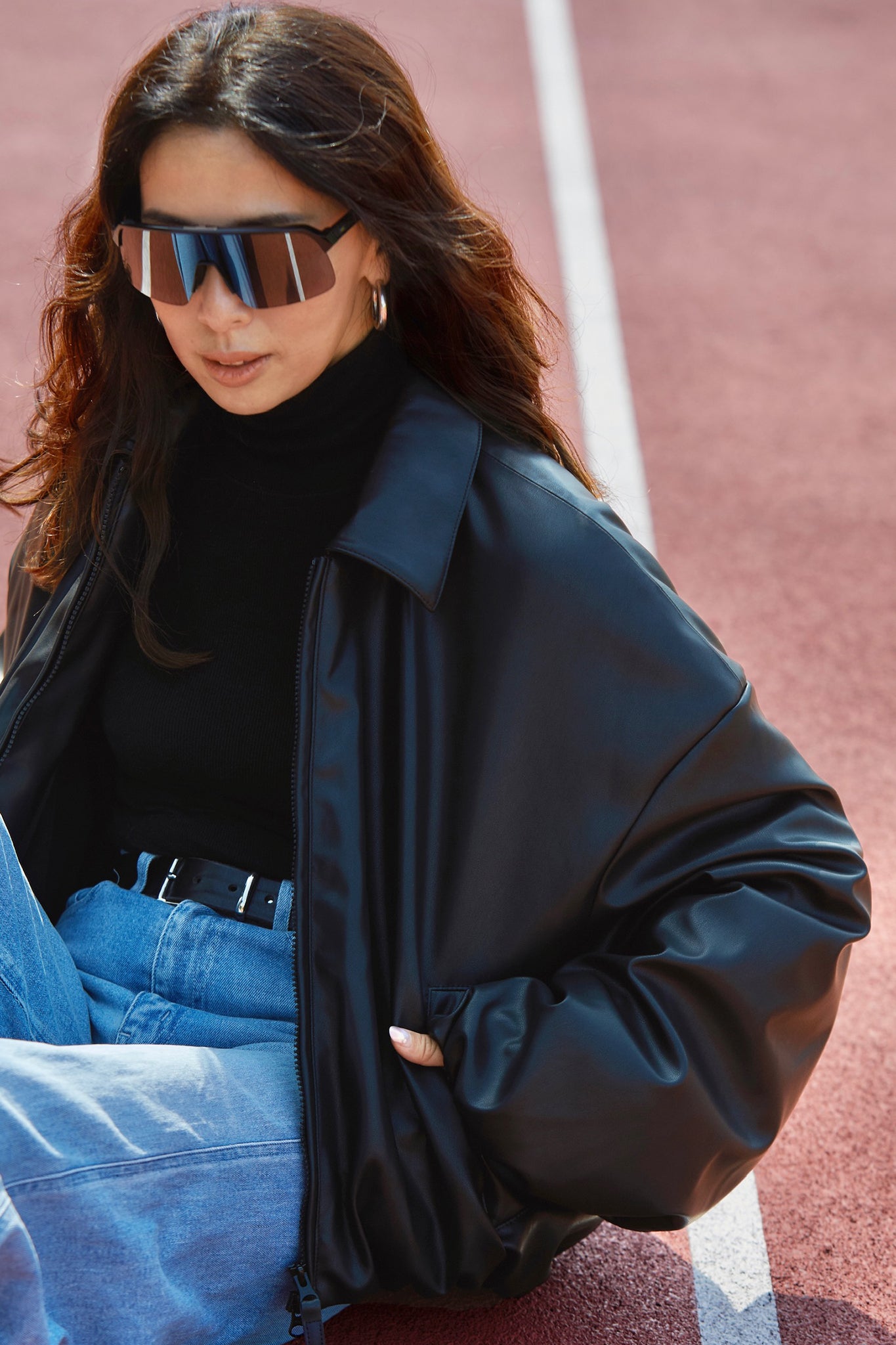 【11月中旬お届け】ECO LEATHER JACKET