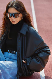 【11月中旬お届け】ECO LEATHER JACKET