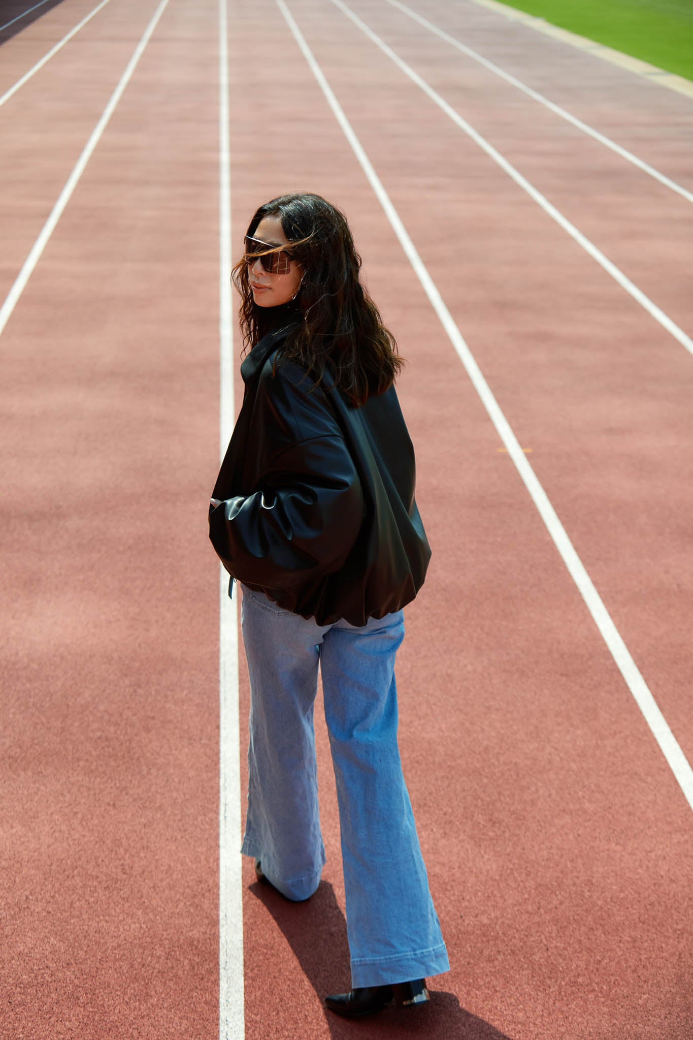 【11月中旬お届け】ECO LEATHER JACKET