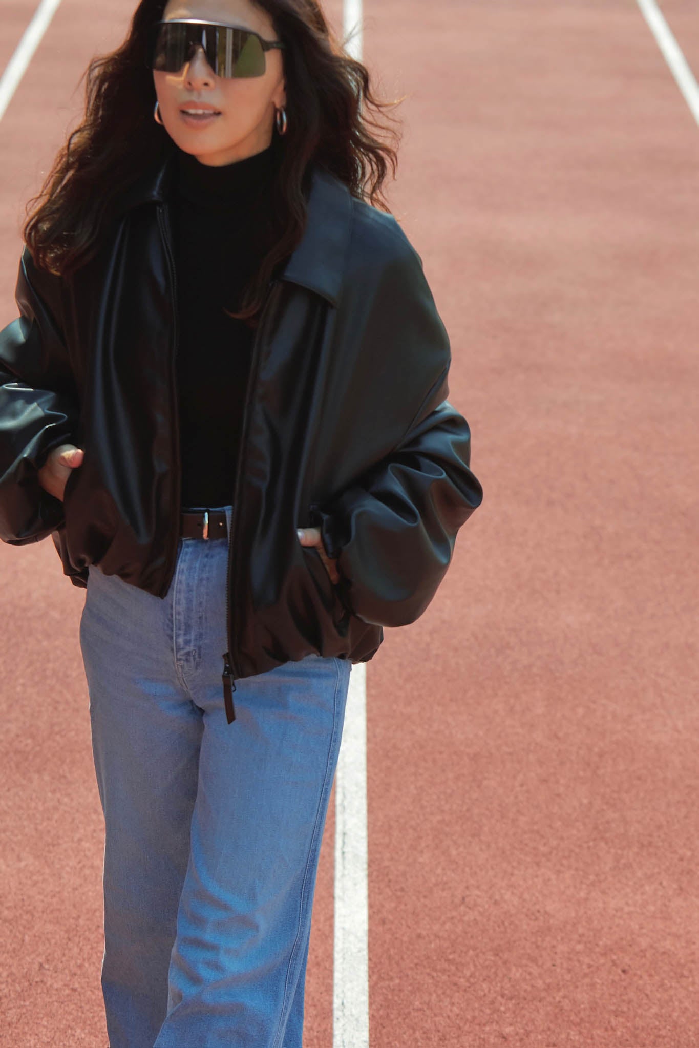 【11月中旬お届け】ECO LEATHER JACKET