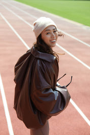 【11月中旬お届け】ECO LEATHER JACKET