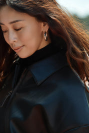 【11月中旬お届け】ECO LEATHER JACKET