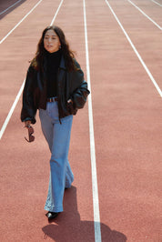 【11月中旬お届け】ECO LEATHER JACKET