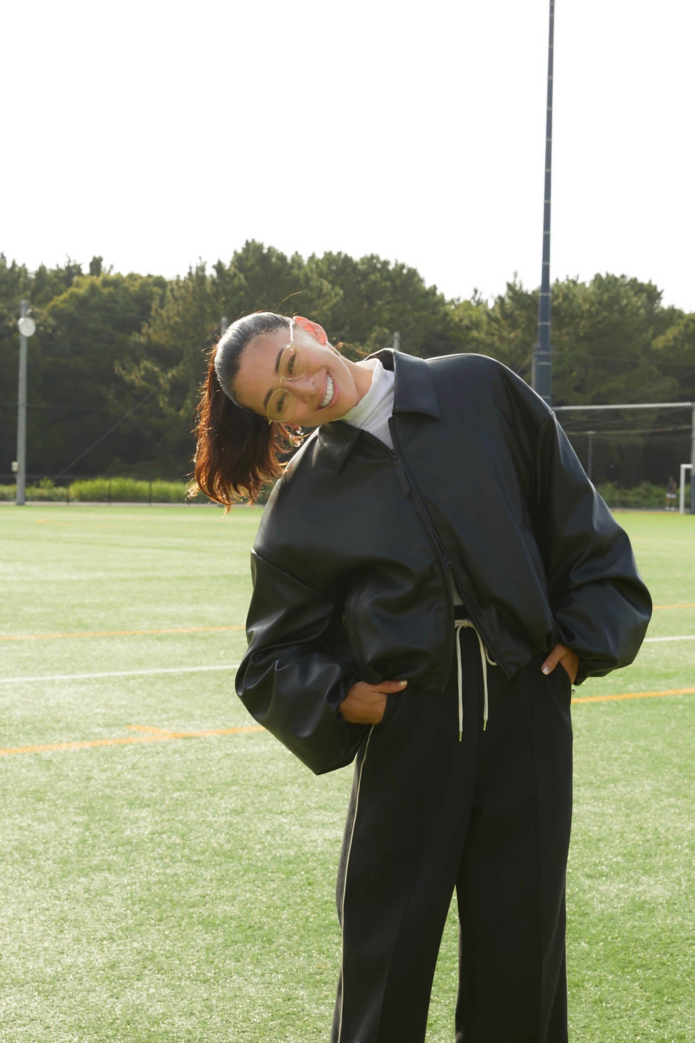 【11月中旬お届け】ECO LEATHER JACKET