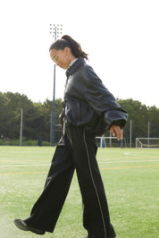 【11月中旬お届け】ECO LEATHER JACKET