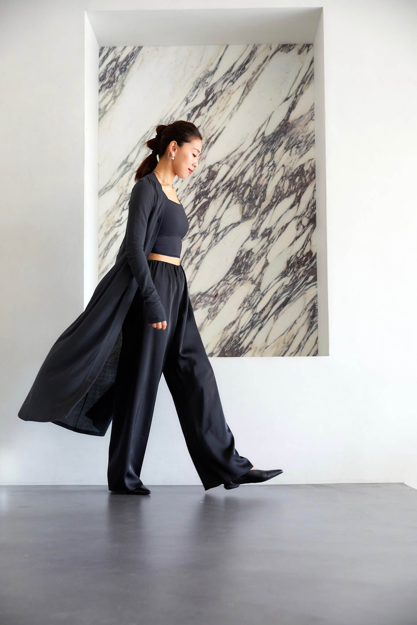 【5月1日以降お届け】SHEER COTTON LONG CARDIGAN