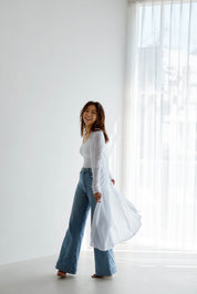【5月1日以降お届け】SHEER COTTON LONG CARDIGAN