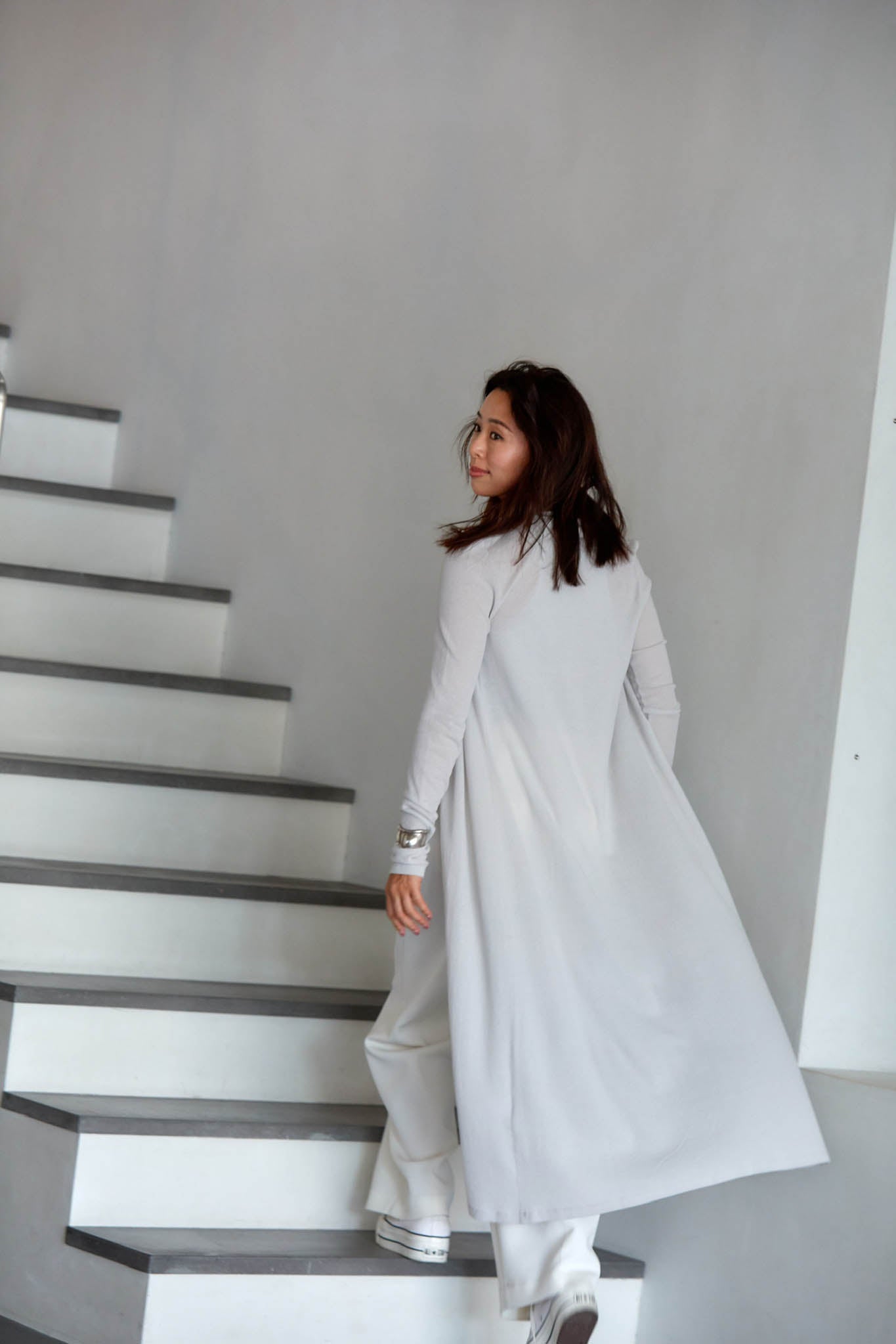 【5月1日以降お届け】SHEER COTTON LONG CARDIGAN