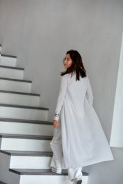 【5月1日以降お届け】SHEER COTTON LONG CARDIGAN