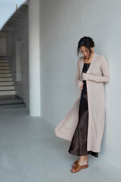 【5月1日以降お届け】SHEER COTTON LONG CARDIGAN