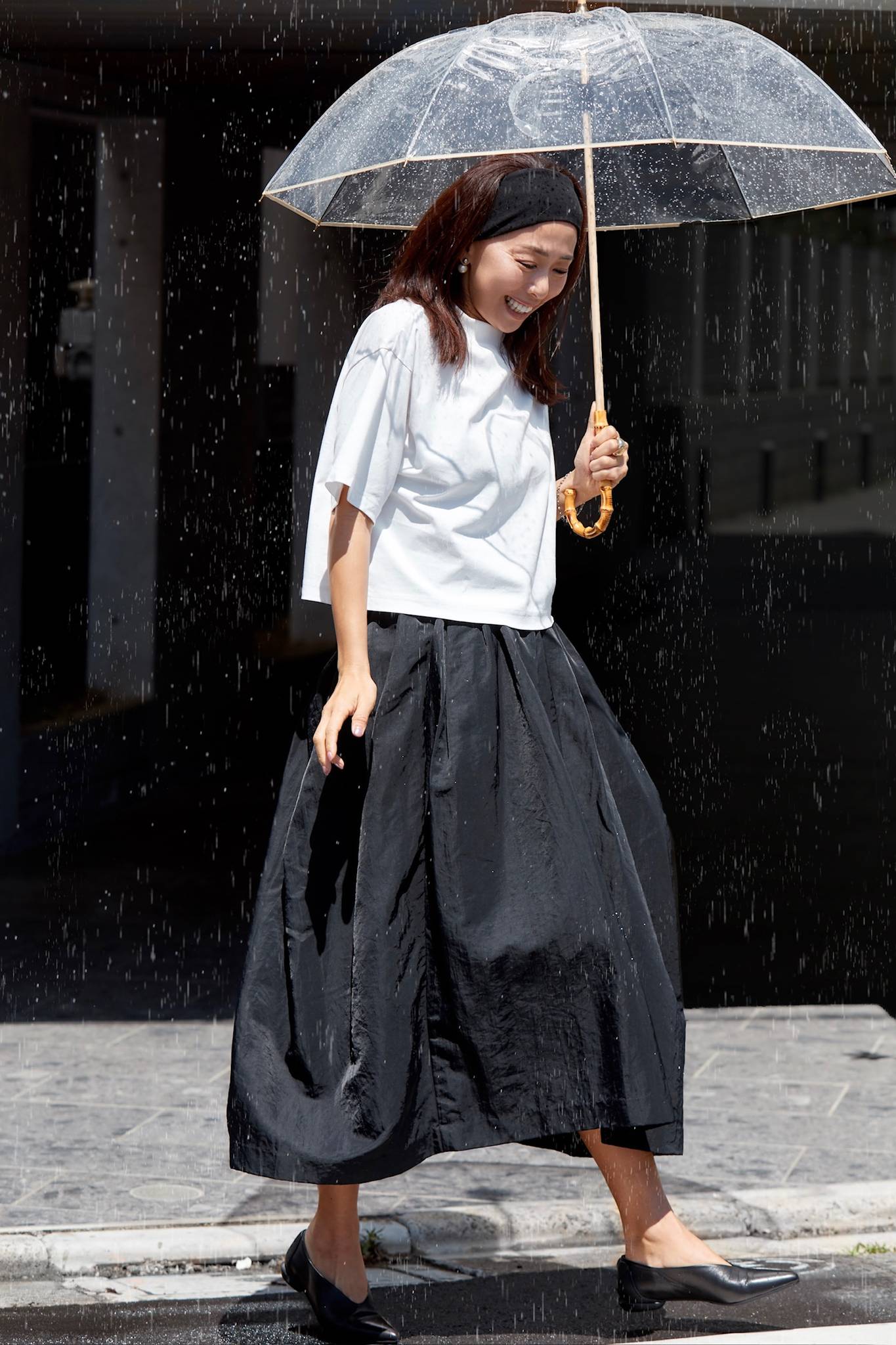 撥水BALLOON SKIRT