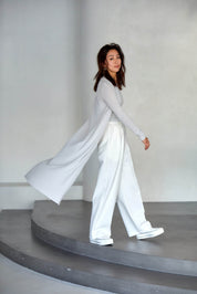 【5月1日以降お届け】SHEER COTTON LONG CARDIGAN