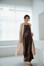 【5月1日以降お届け】SHEER COTTON LONG CARDIGAN