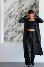 【5月1日以降お届け】SHEER COTTON LONG CARDIGAN