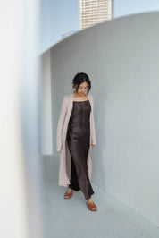 【5月1日以降お届け】SHEER COTTON LONG CARDIGAN