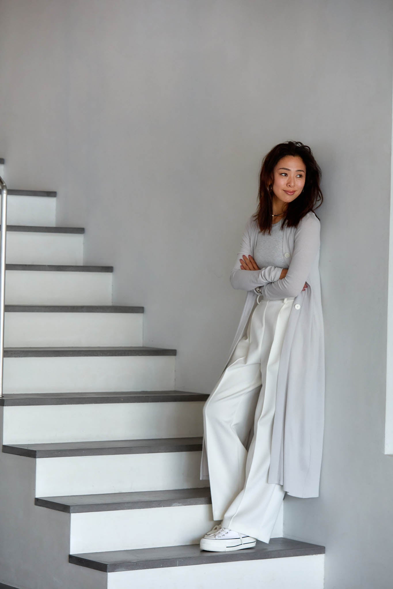 【5月1日以降お届け】SHEER COTTON LONG CARDIGAN