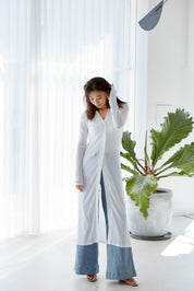【5月1日以降お届け】SHEER COTTON LONG CARDIGAN