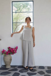 【お得な限定セット】RELAXY LINEN TOP＆PANTS SET UP