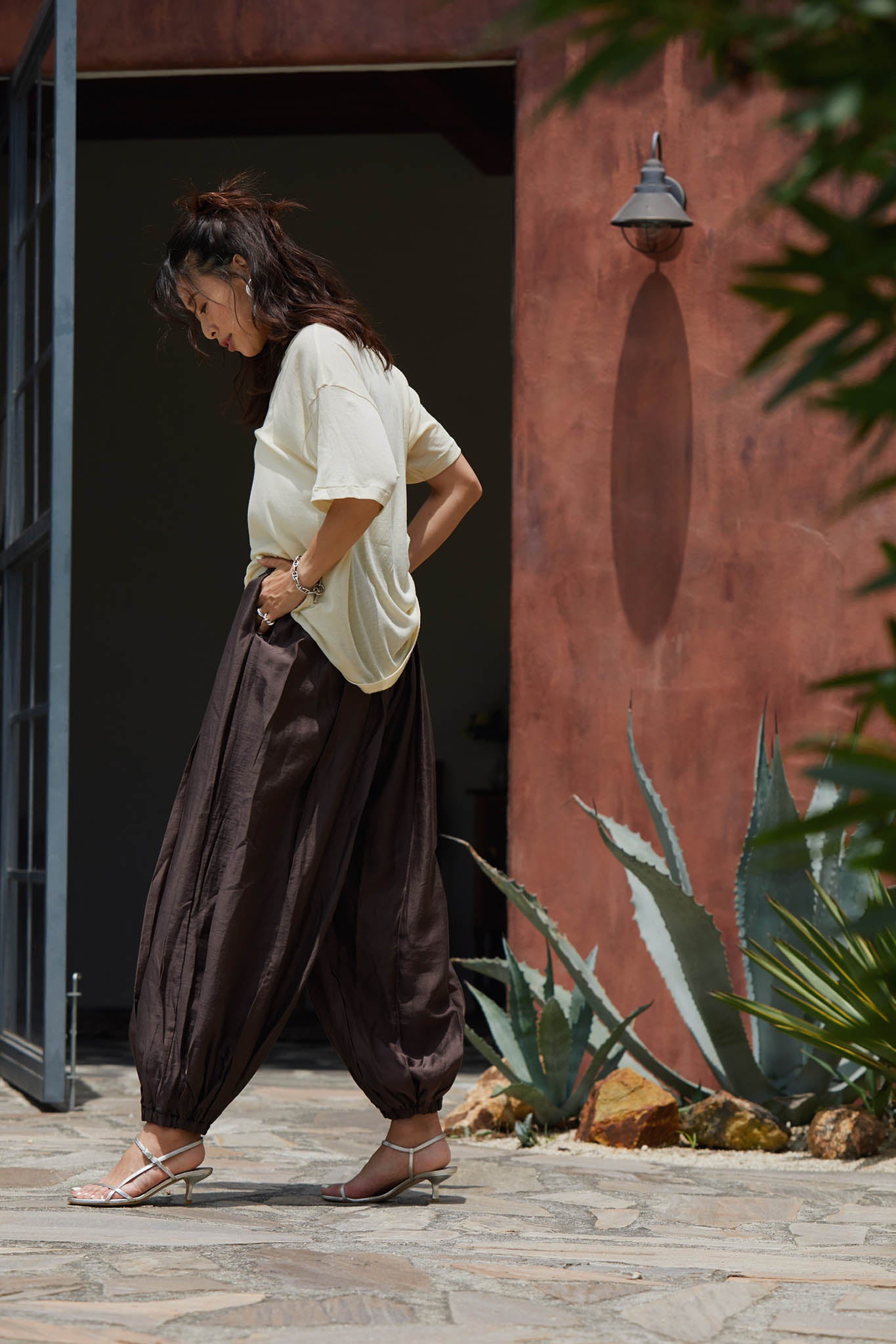 SILKY BALLOON PANTS