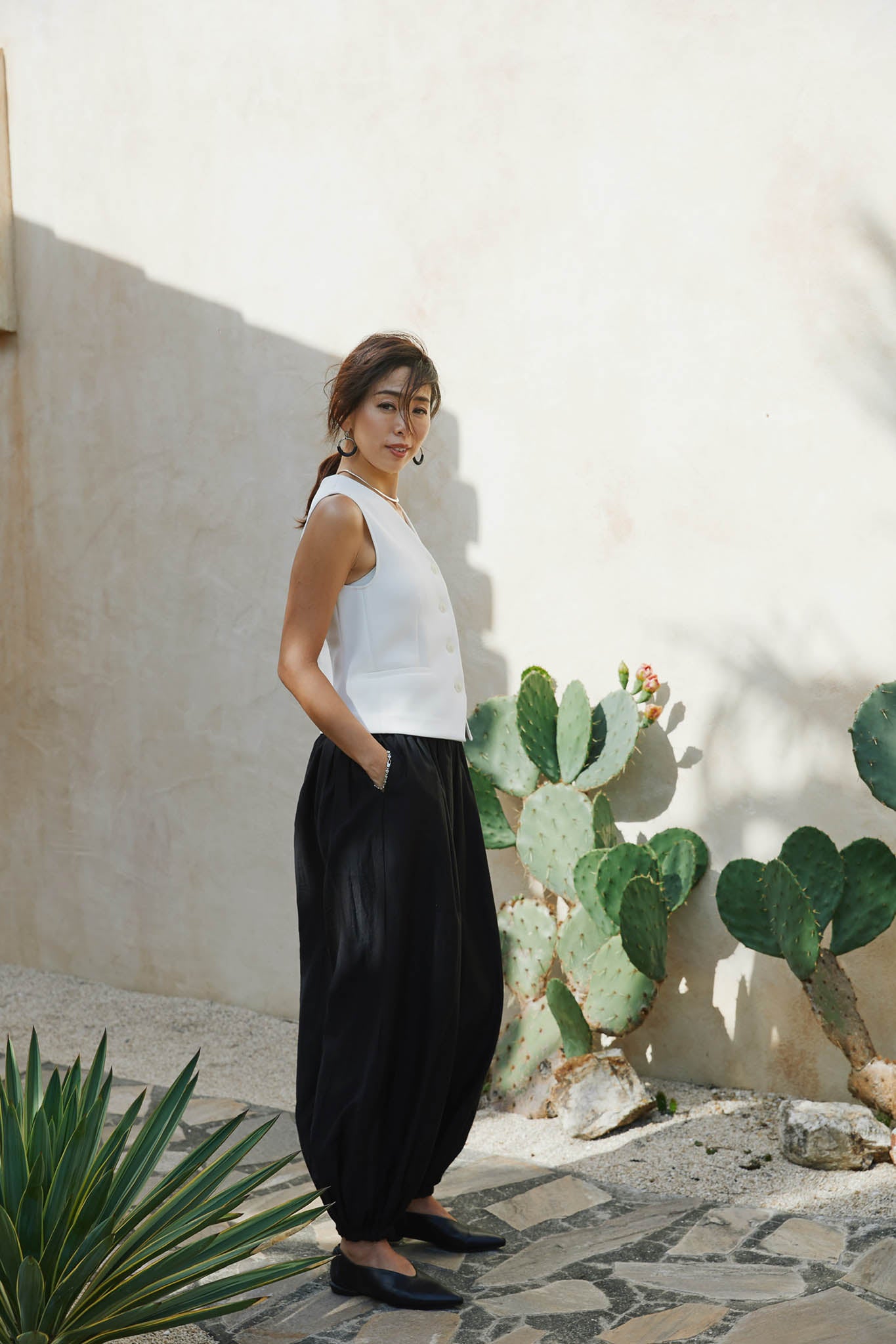 SILKY BALLOON PANTS