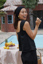 RELAXY LINEN TOP