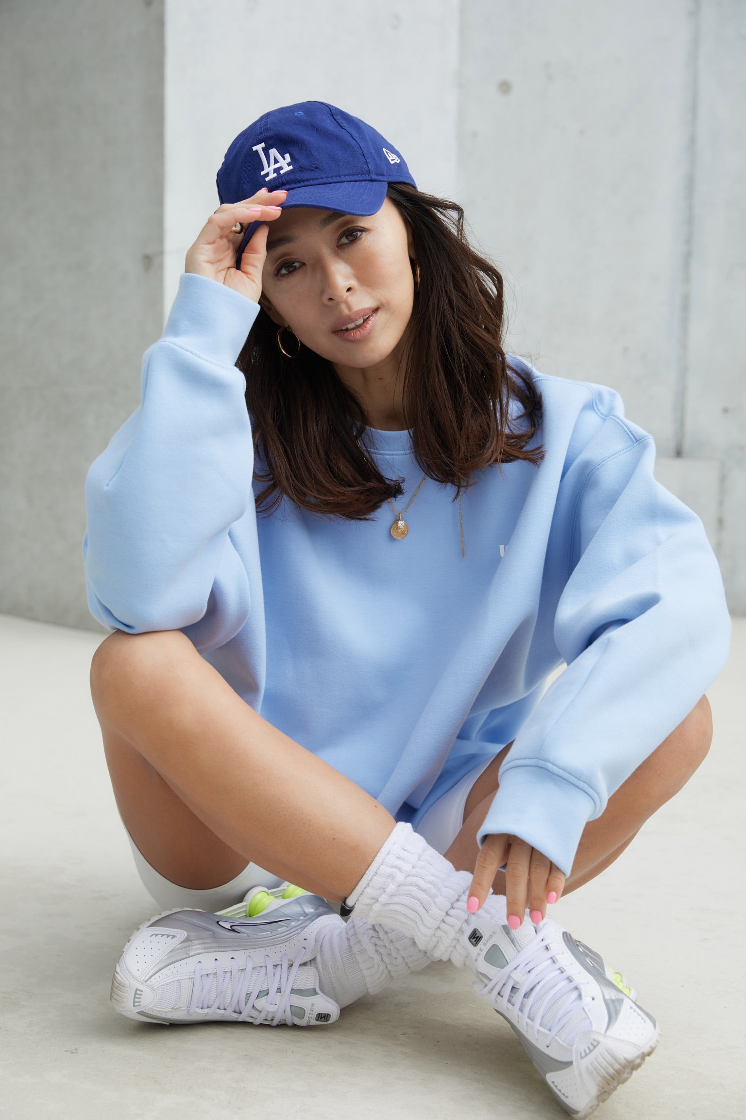SUSTAINABLE WE'RTHY SWEAT HOODIE グレー野沢和香