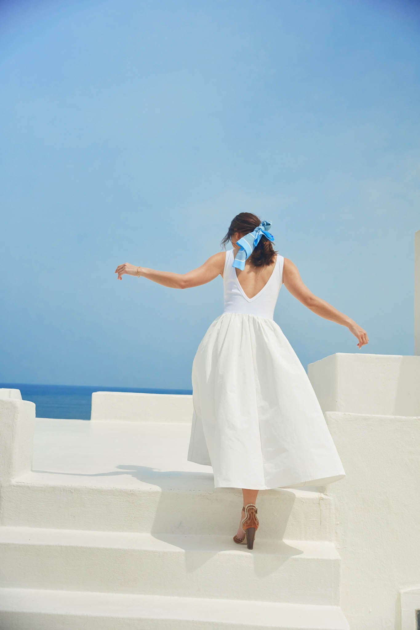 撥水DOCKING SUMMER DRESS