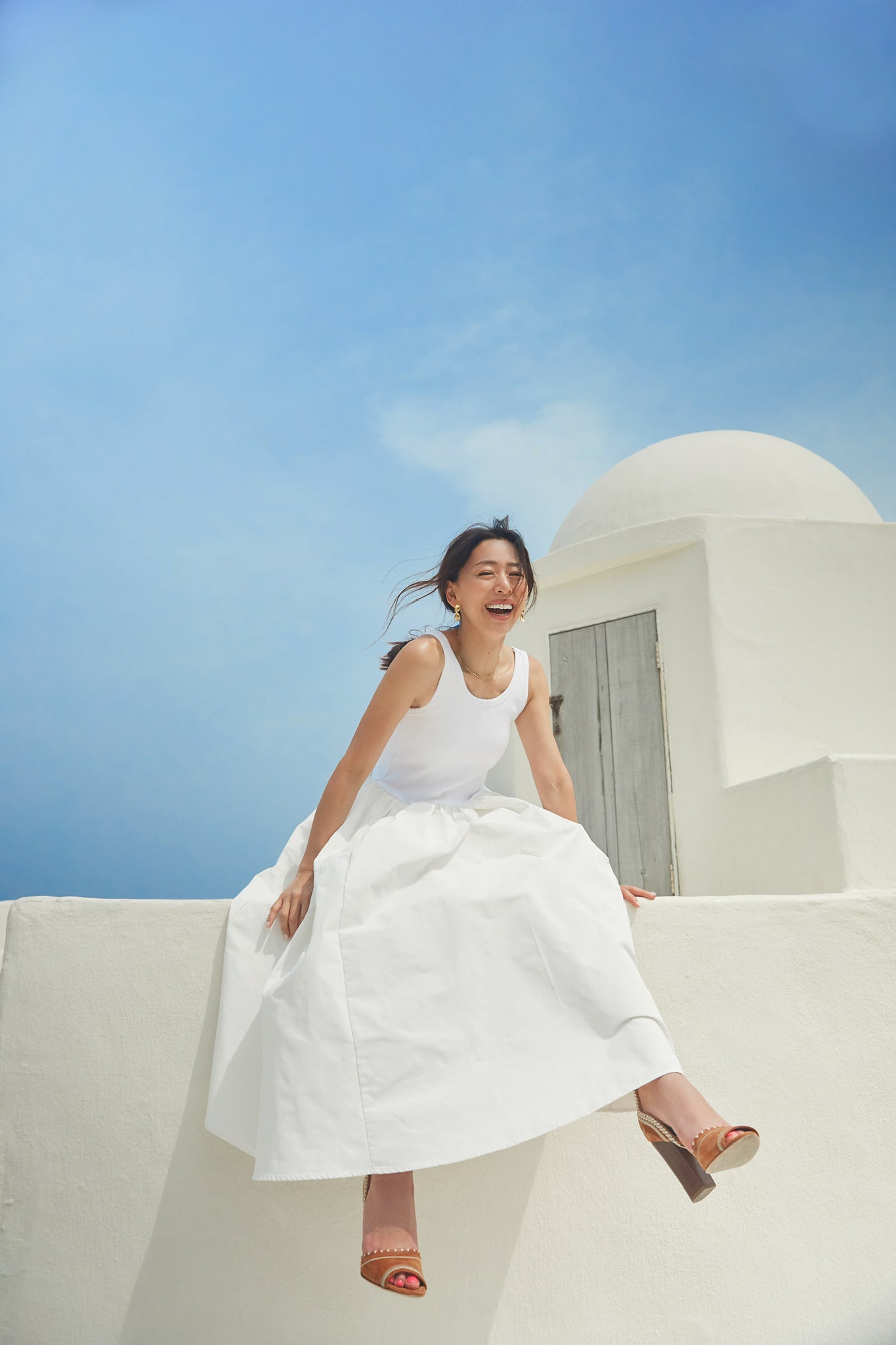 撥水DOCKING SUMMER DRESS