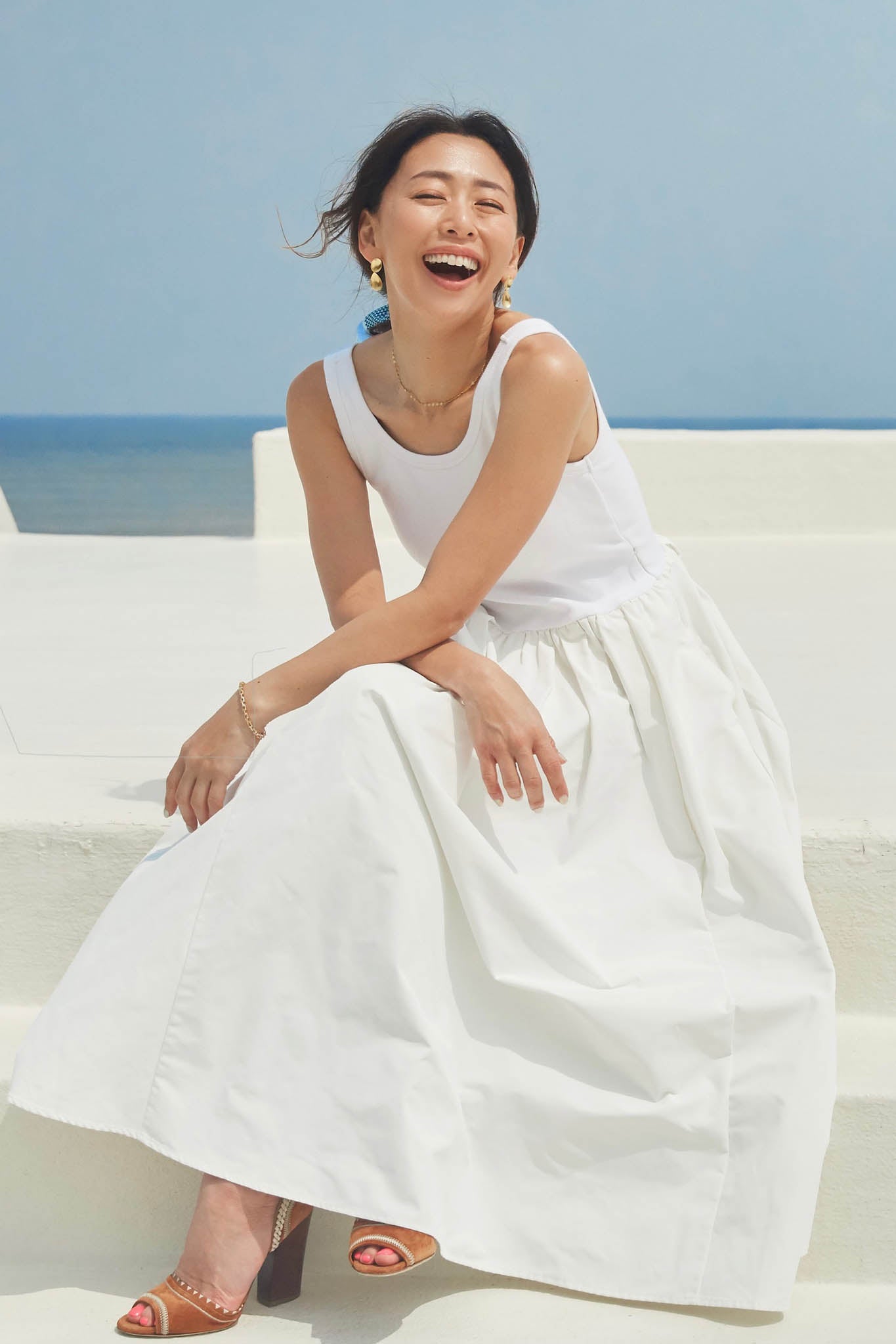 撥水DOCKING SUMMER DRESS